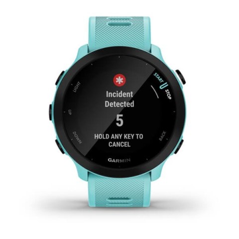 Zegarek sportowy Garmin Forerunner 55 42mm, turkusowy