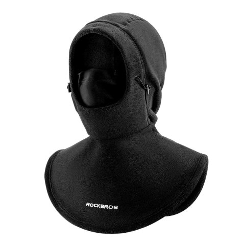 Kominiarka outdoor wiatroszczelna wodoszczelna polar - czarna