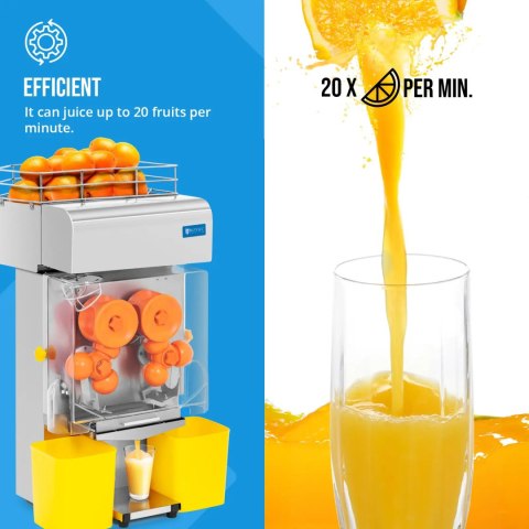 Wyciskarka automatyczna do pomarańczy 20 szt. / min 200 W