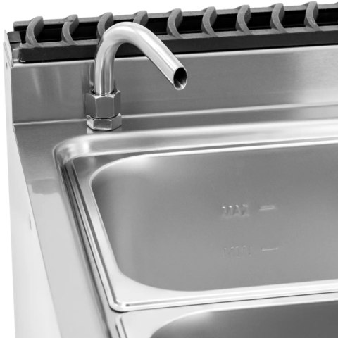 Bemar elektryczny z szafką kranem 2x GN 1/2 2x GN 1/3 6000 W