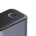 Stacja ładowania ładowarka wieloportowa GaN 65W EU 4x USB-C i 2x USB-A - ciemnoszara