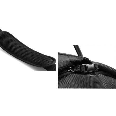 Torba podróżna Premium na garnitur i obuwie z kieszenią na mokre rzeczy 50l - czarna