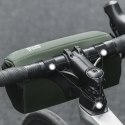 Torba rowerowa mocowana na kierownicę 2.2l - zielona