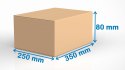 Karton klapowy 350x250x80mm 320g/m2
