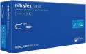 Rękawice Nitrylowe 100 sztuk / Niebieskie / Nitrylex Basic Dark Blue (L 8-9)