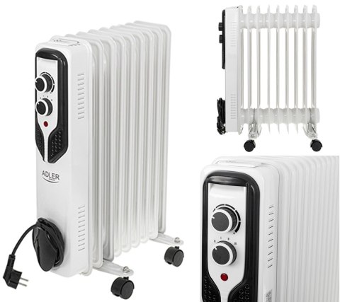 Grzejnik Olejowy (9 żeberek) 2000W ADLER AD 7816
