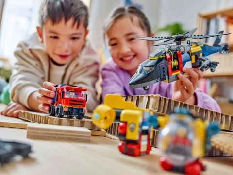 60462 - LEGO City - Zestaw z helikopterem, wozem strażackim i łodzią podwodną