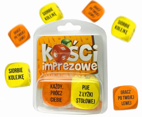 Kości Imprezowe (Żółto-Zielone)