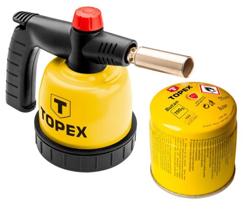 Lampa lutownicza gazowa na naboje 190 g + 4 naboje gazowe z zaworkiem
