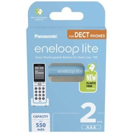 Panasonic Panasonic | AAA | 550 mAh | 2 sztuki | ENELOOP Lite BK-4LCCE/2DE