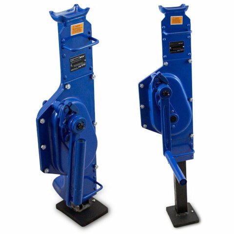 Podnośnik korbowy niebieski warsztatowy Bituxx udźwig 10 ton