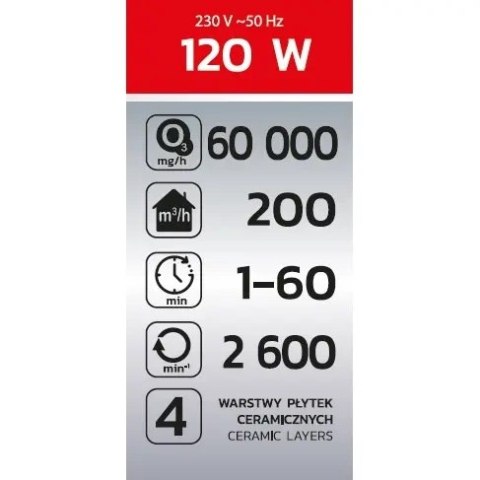 DEDRA GENERATOR OZONU 60G/H