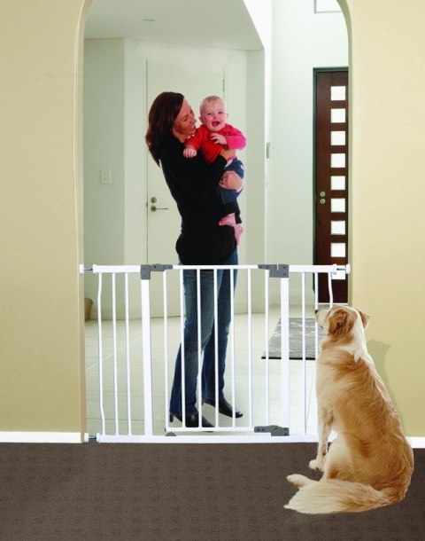 ND19_PCR867WP_(G867BB) Bramka bezpieczeństwa Liberty szeroka (W: 99-106cm x H: 76cm) - biała