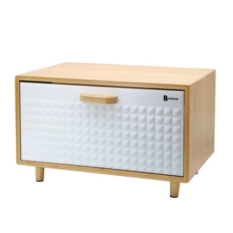 CHLEBAK BAMBUSOWY POJEMNIK NA PIECZYWO BRUNBESTE BB-4251 BIAŁY