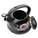CZAJNIK EMALIOWANY 3.0L BRUNBESTE BLACK ROSE BB-4552
