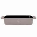 EMALIOWANA BRYTFANNA ŻELIWNA 30X20X7CM 3.0L BERLINGER HAUS STRONG MOLD TAUPE BH-6526