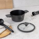 GARNEK TYTANOWY Z POKRYWKĄ 20CM 2.5L BERLINGER HAUS ANTRACIT BH-8130