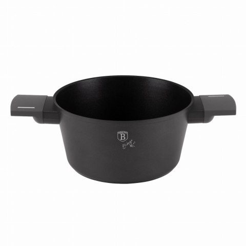 GARNEK TYTANOWY Z POKRYWKĄ 20CM 2.5L BERLINGER HAUS ANTRACIT BH-8130