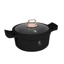 GARNEK Z POWŁOKĄ TYTANOWĄ 4.4L 24CM BERLINGER HAUS BLACK ROSE BH-1457
