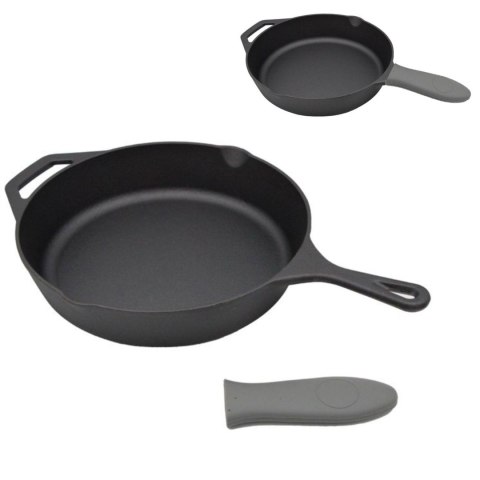 PATELNIA ŻELIWNA GŁĘBOKA 28CM BRUNBESTE BB-2666