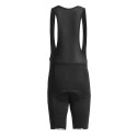 Spodenki rowerowe kolarskie krótkie na szelkach z wkładką XXXXL - czarne