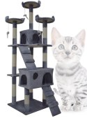 Duży Drapak dla kota legowisko wieża słupki sizalowe wysoki 170cm