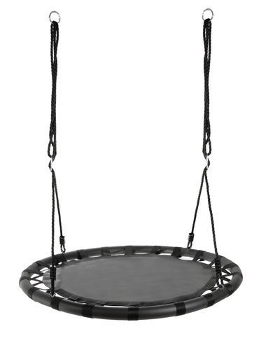 ND12_15004 Huśtawka bocianie gniazdo 100 cm czarna 5902802919069