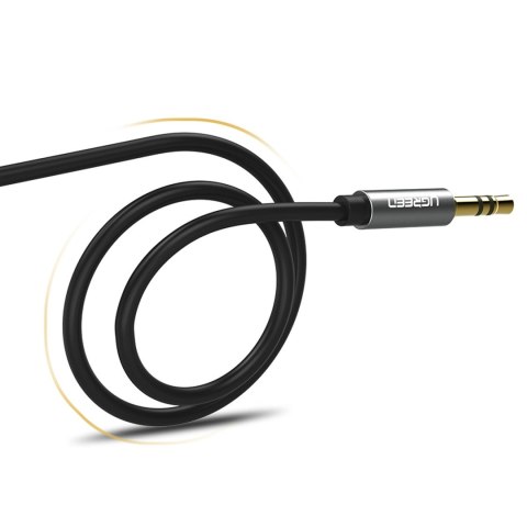 Kabel przewód audio AUX mini jack 3.5mm 3m - czarny