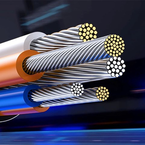 Kabel przewód micro HDMI - HDMI 2.1 8K 1m - szary