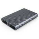 Kieszeń obudowa AM2C3-2SN na dwa dyski M.2 SATA+NVME USB-C 10Gb/s - szara