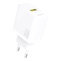 Ładowarka sieciowa GaN 25W USB-A - biała