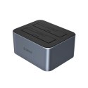 Stacja dokująca 6626C3-C-V1 z klonowaniem offline na 2 dyski 2.5'' / 3.5'' SATA HDD / SSD - szara
