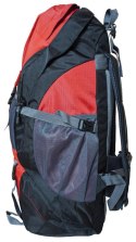 Plecak Turystyczny do Wędrówek Damski Męski Czerwony Pojemny KUBISPORT 50 L
