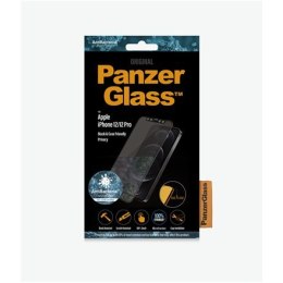 PanzerGlass PanzerGlass | Ochraniacz ekranu - szkło - z filtrem prywatności | Apple iPhone 12, 12 Pro | Szkło hartowane | Czarny | Przezrocz