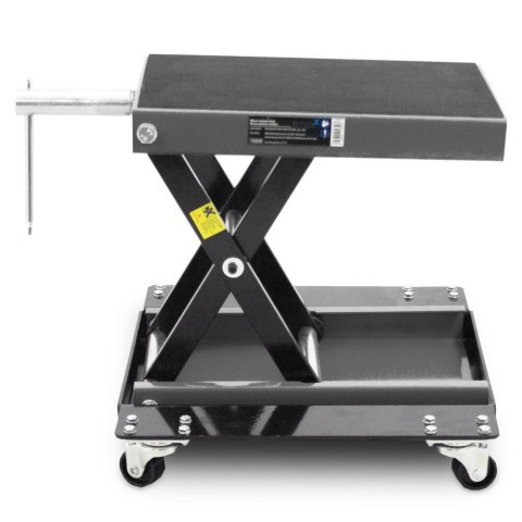 Podnośnik motocyklowy 12-37cm udźwig do 500kg wózek manewrowy do motocykla