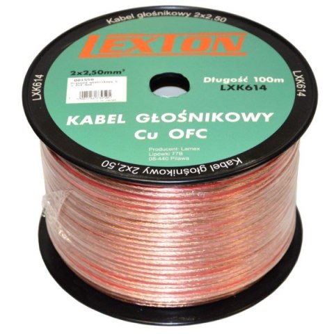 Przewód głośnikowy Cu 2x2,5mm