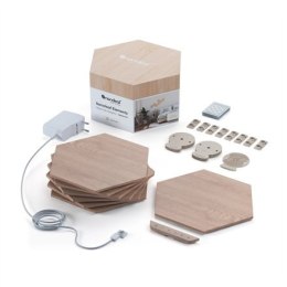 Nanoleaf Nanoleaf | Elements Wood Look Hexagons Starter Kit (7 panels) | W | Cool White + Warm White
