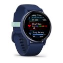 Zegarek sportowy Garmin Vivoactive 5 AMOLED 42mm Niebieski