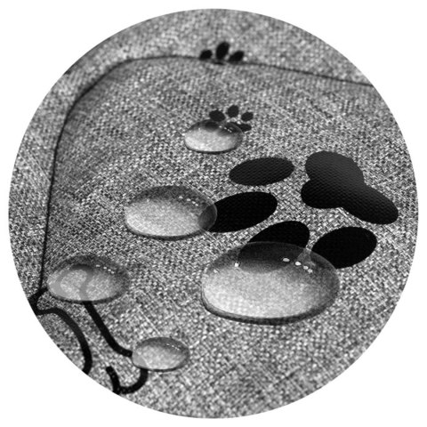 Legowisko kojec Kości 100 x 75 cm czarne Prestige