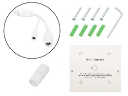 77-781# Kamera ip blow 5mp 2,7-13,5mm motozoom bl-i5xmmzbwm/poe tubowa biała metal`