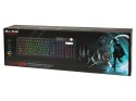 84-218# Klawiatura+mysz blow z podświetleniem led cybergod słuchawki"