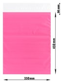 Foliopaki Kurierskie Różowe C3 350x450mm - 1000 szt.