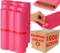 Foliopaki Kurierskie Różowe C3 350x450mm - 1000 szt.