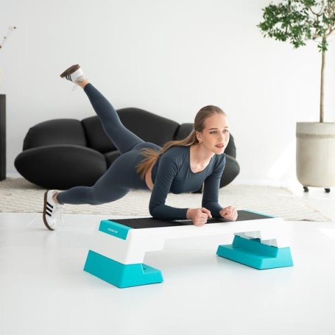 AS007 WHITE/MINT STEP DO AEROBIKU HMS PREMIUM