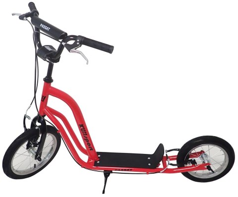 Hulajnoga dla Dzieci Dziecięca Dwukołowa Miejska Czerwona KUBISPORT 90 kg