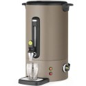 Warnik do wody grzanego wina z kranem tacką ociekową UNIQ 16 l 1650 W - taupe