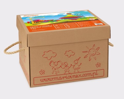 Klocki budowlane cegla junior 140 elementów