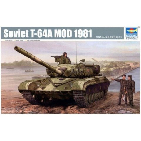 Model plastikowy t-64av mod 1984