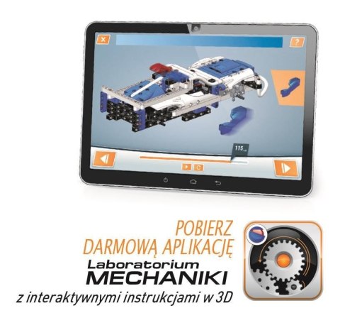 Zestaw naukowy samochód policyjny rc