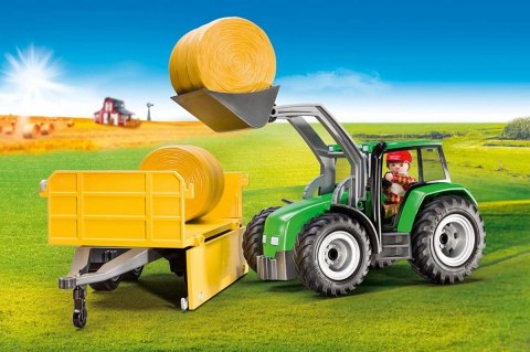 Zestaw figurek country 9317 traktor z przyczepą